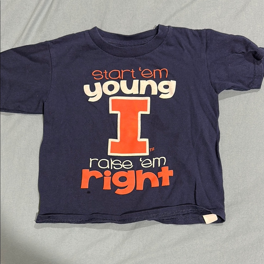 Fanatics Blue and Orange Short Sleeve Tee
